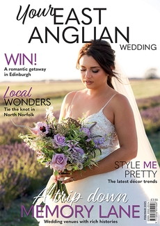 Cover of the February/March 2025 issue of Your East Anglian Wedding magazine