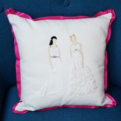 £20 off a bespoke, personalised, wedding or anniversary cushions