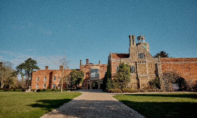 St Osyth Priory exterior on a sunny day